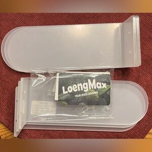 LoengMax 6 pack acrylic floating shoe display wall shelves